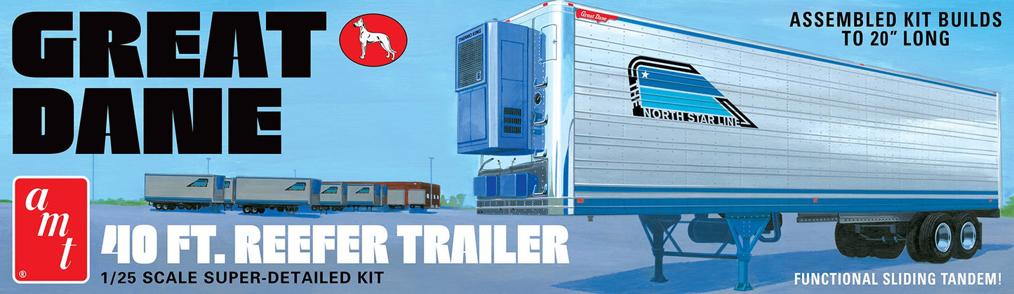 AMT Great Dane 40 ft. Reefer Trailer (1:25)