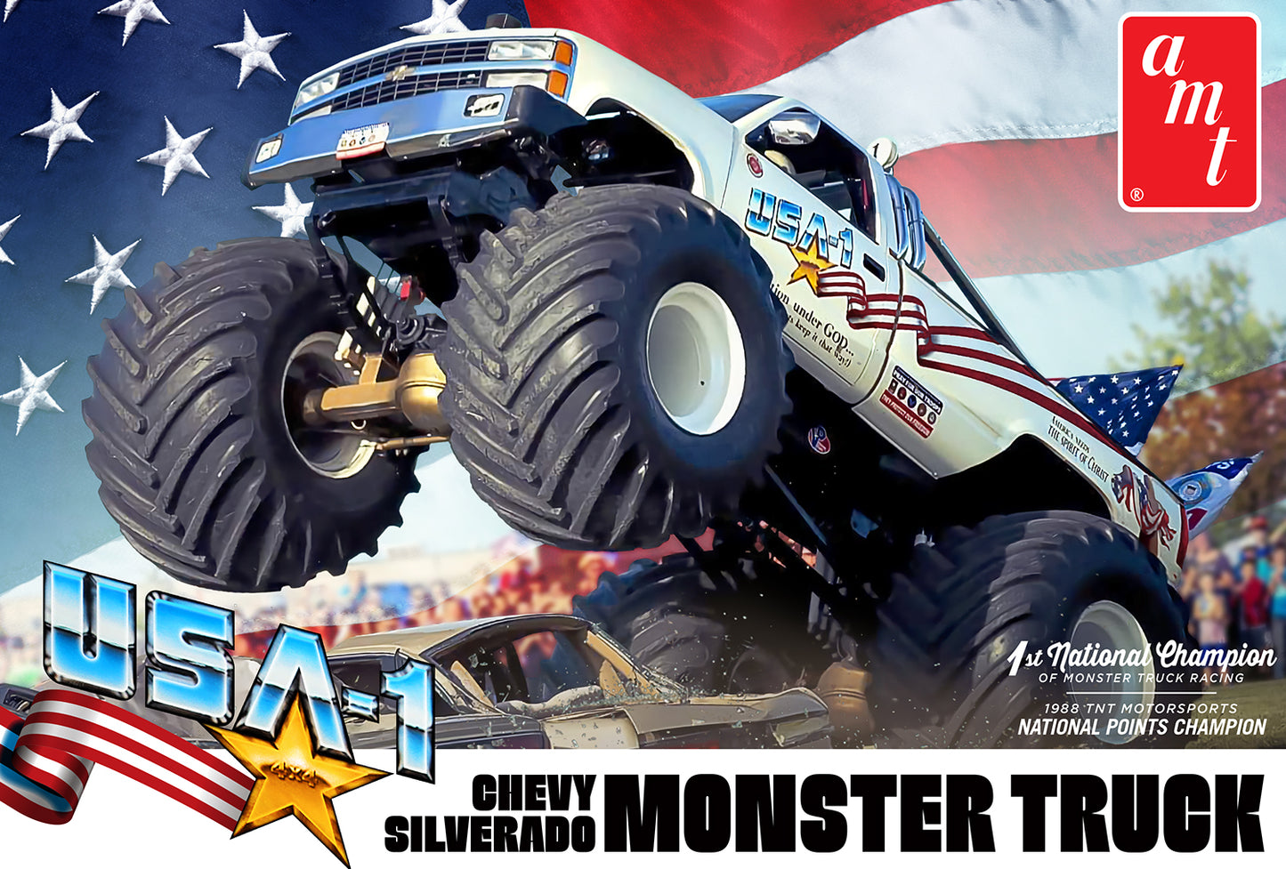 AMT USA-1 Chevy Silverado Monster Truck (1:25)