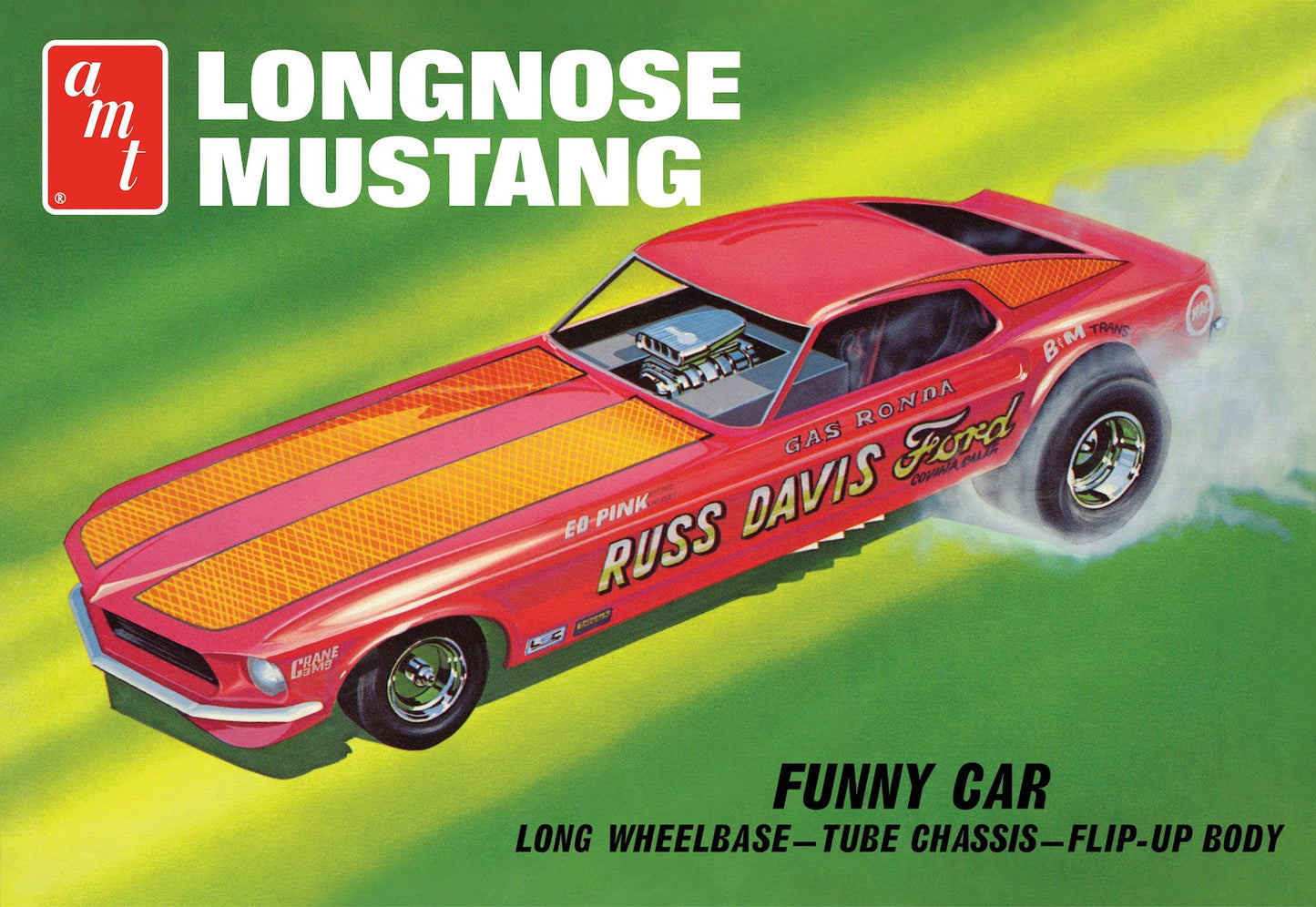 AMT Gas Ronda Longnose Mustang Funny Car (1:25)