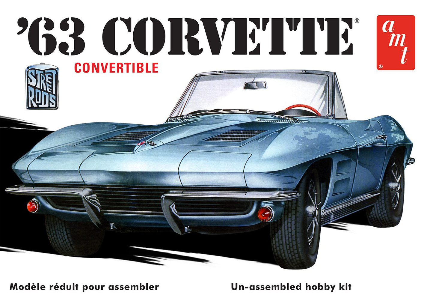 AMT 1963 Chevy Corvette Convertible (1:25)