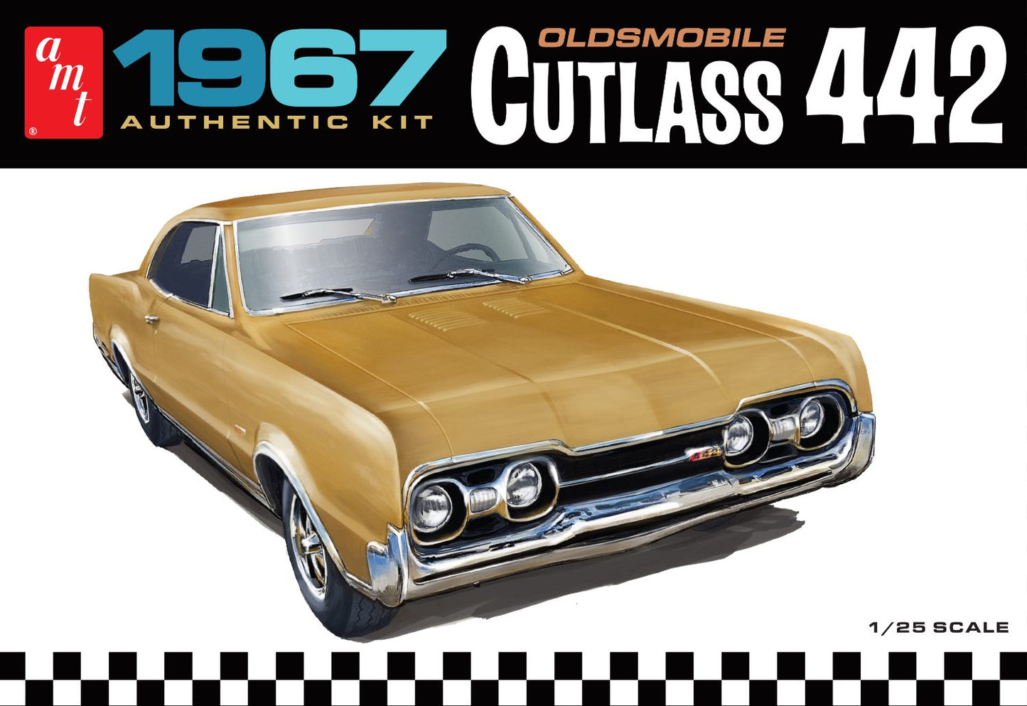 AMT 1967 Oldsmobile Cutlass 442 (1:25)