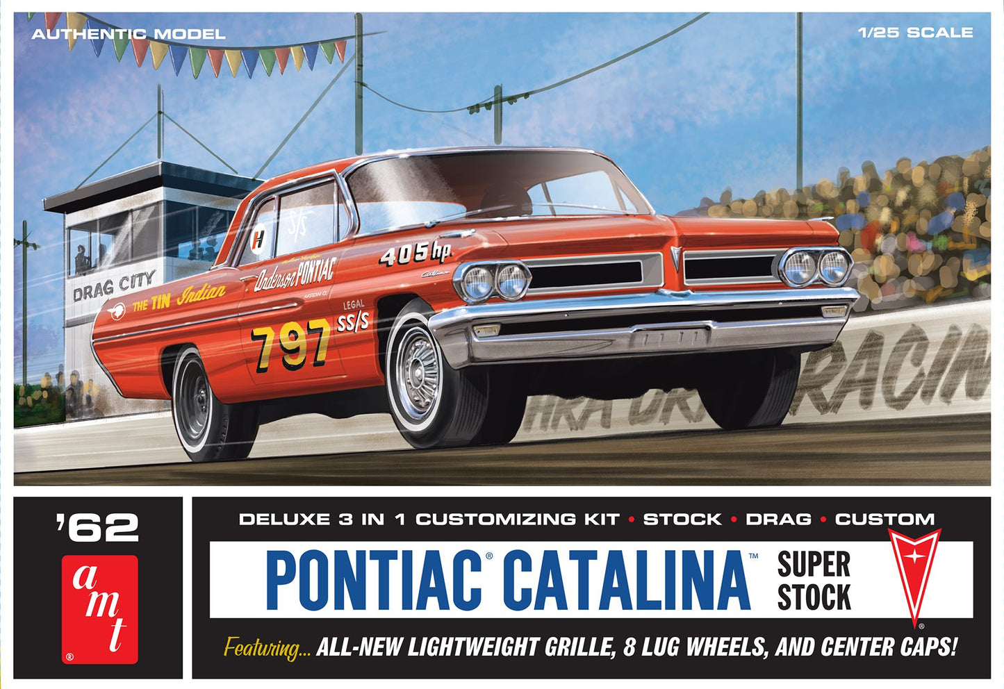 AMT 1962 Pontiac Catalina Super Stock (1:25)