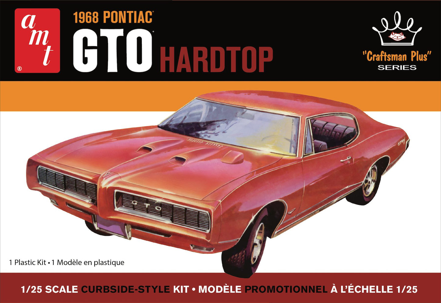 AMT 1968 Pontiac GTO Hardtop (1:25)