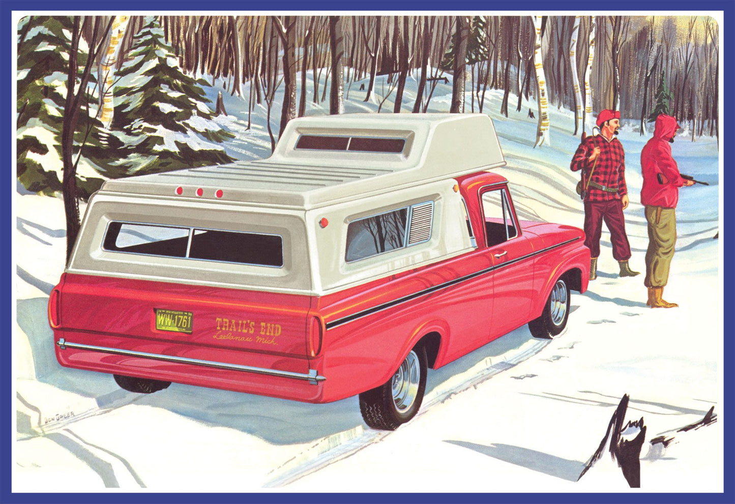 AMT 1963 Ford F-100 Camper Pick-Up (1:25)