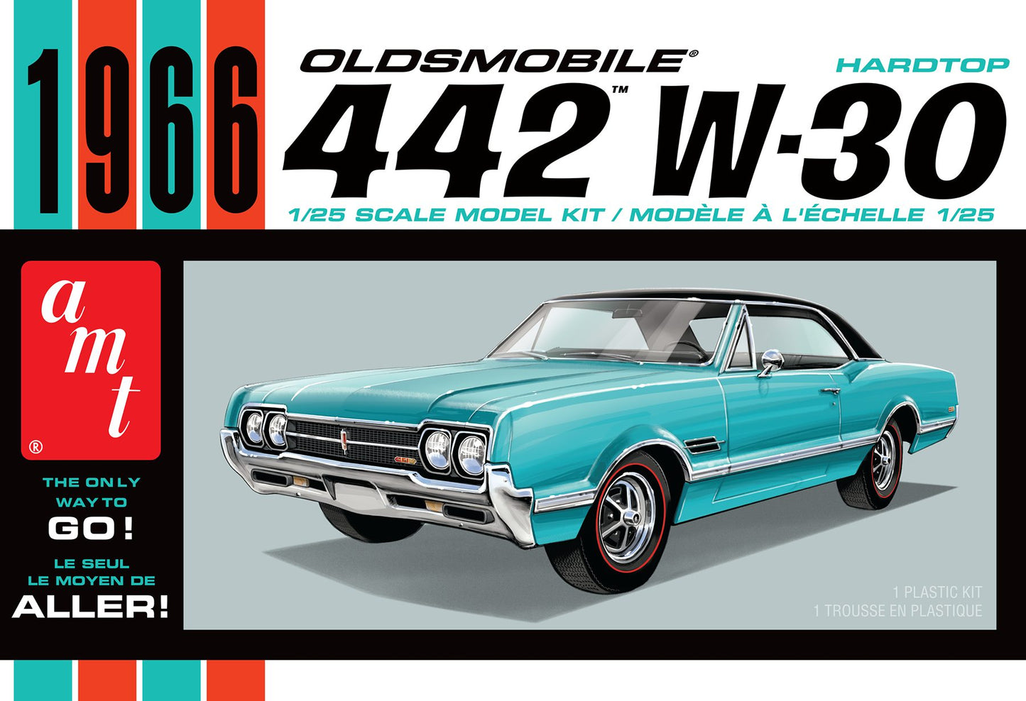 AMT 1966 Oldsmobile 442 W-30 Hardtop (1:25)