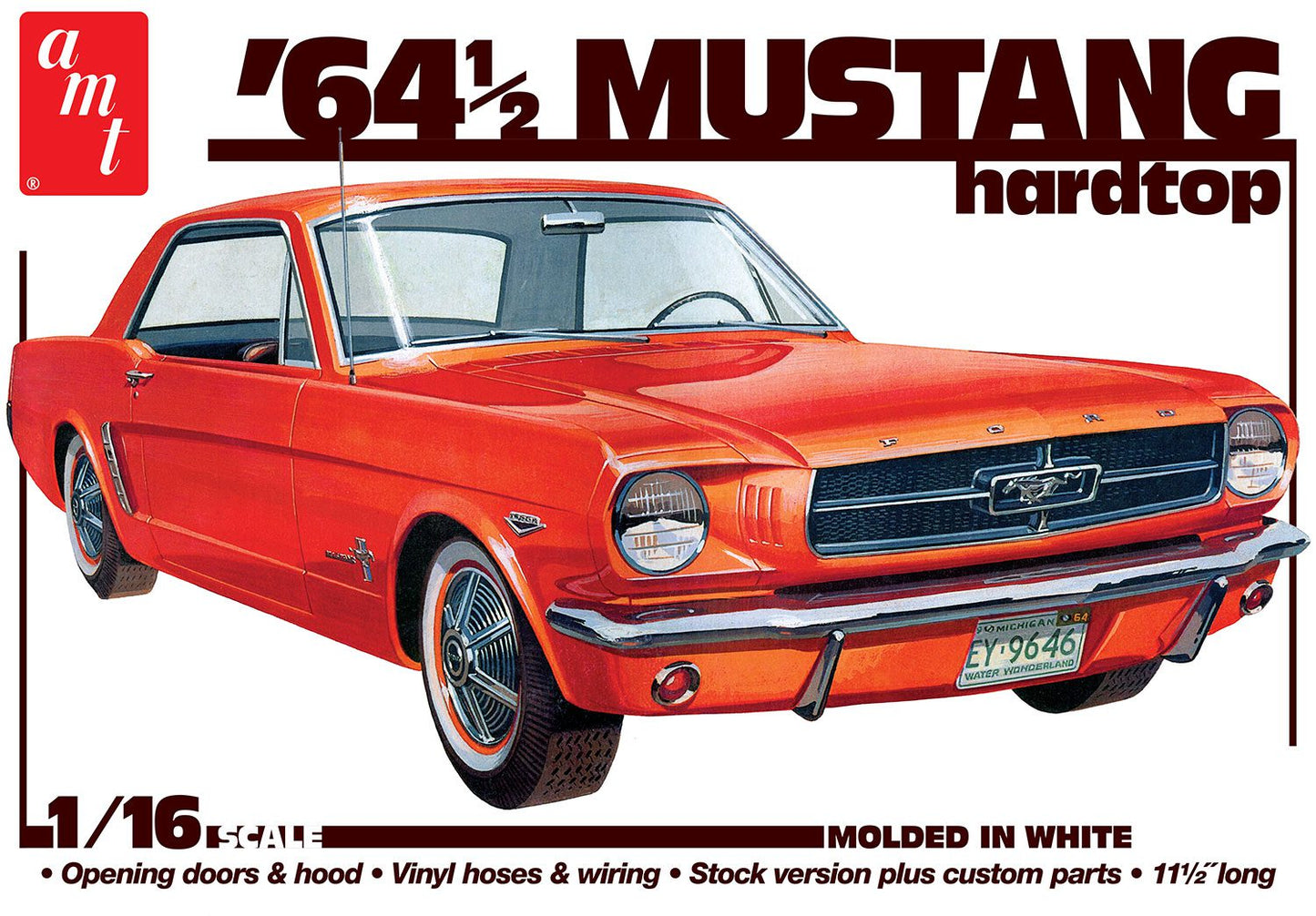 AMT 1964-1/2 Mustang Hardtop (1:16)