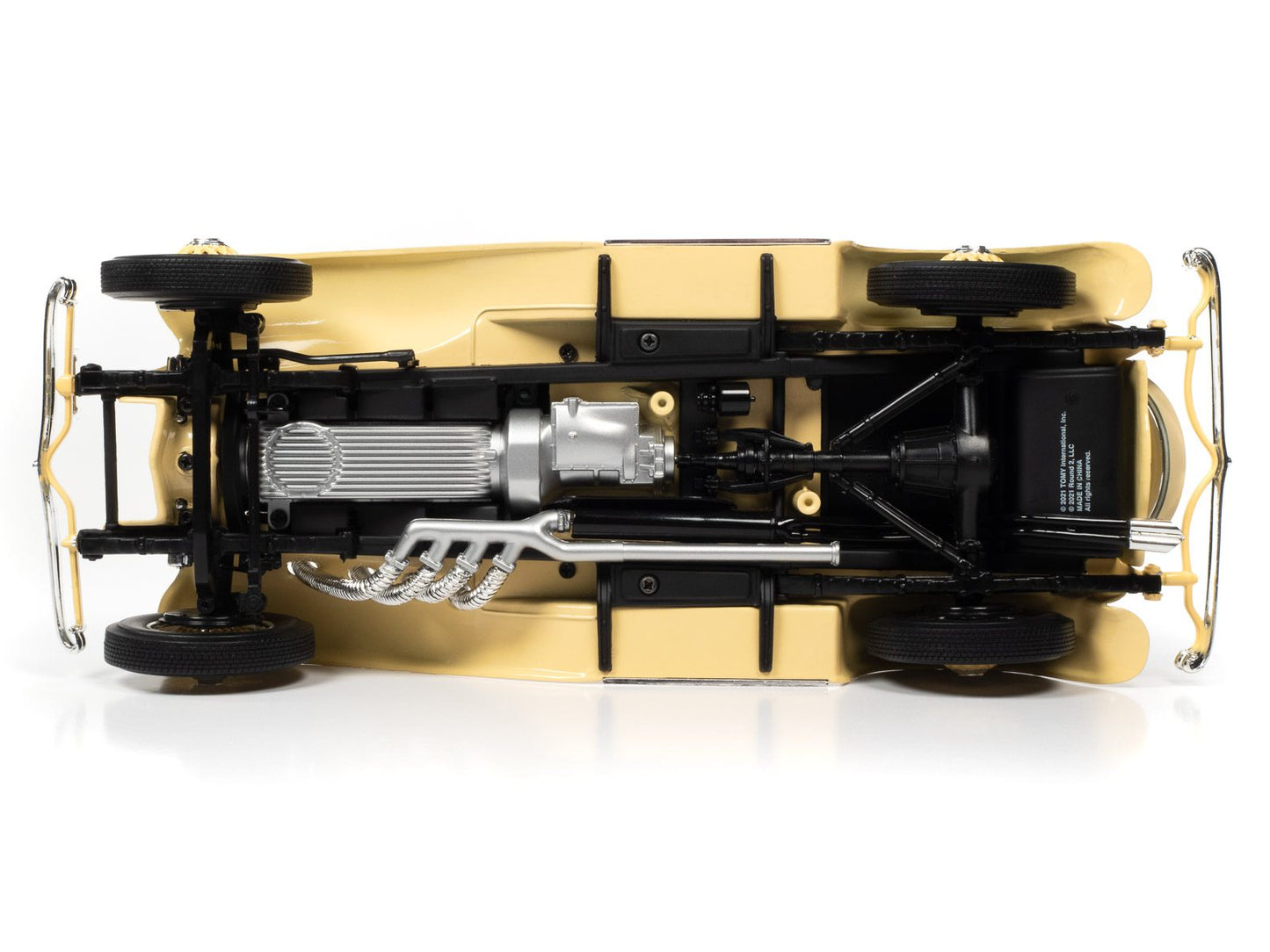 Auto World 1935 Duesenberg SSJ Speedster - Yukon Gold & Chocolate Brown (1:18)