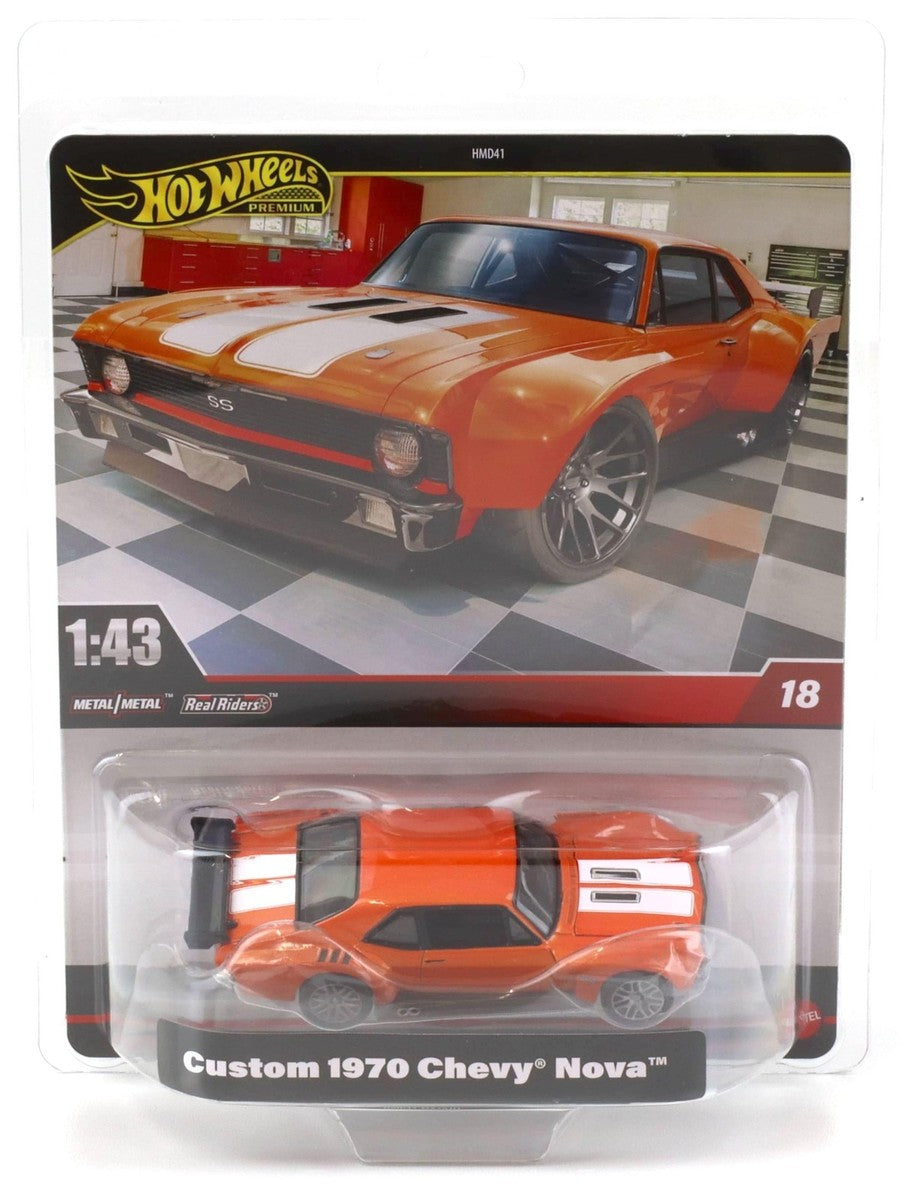 Hot Wheels Premium Custom 1970 Chevy Nova (1:43)