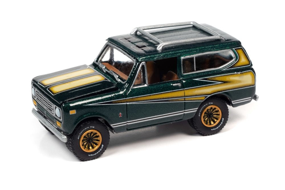 Johnny Lightning 1979 International Scout II Midas Edition - Emerald Green Poly (1:64)