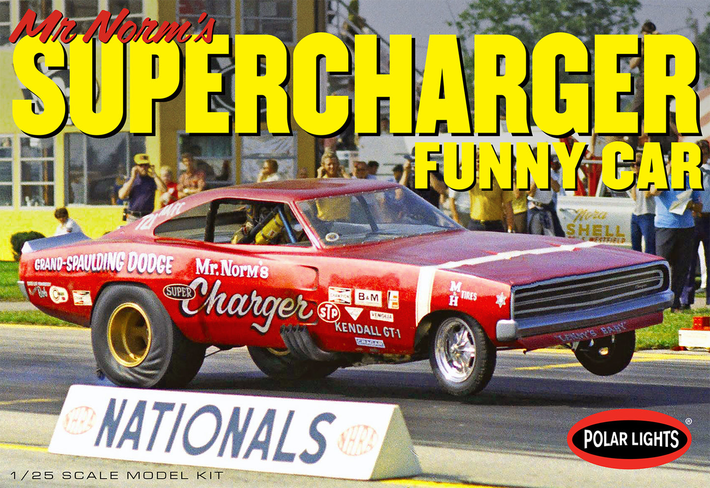 Polar Lights Mr. Norm's Supercharger 1969 Dodge Charger Funny Car (1:25)