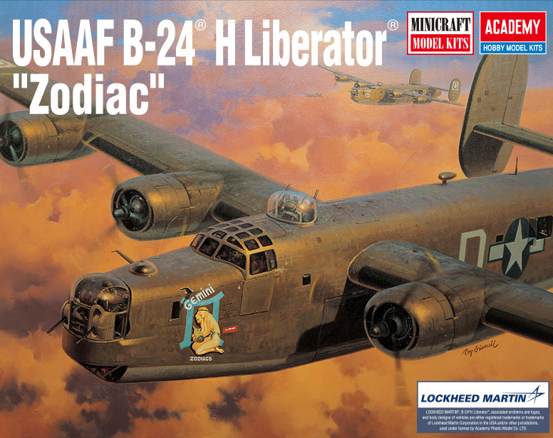 Academy Lockheed Martin USAAF B-24 H Liberator "Zodiac" (1:72)