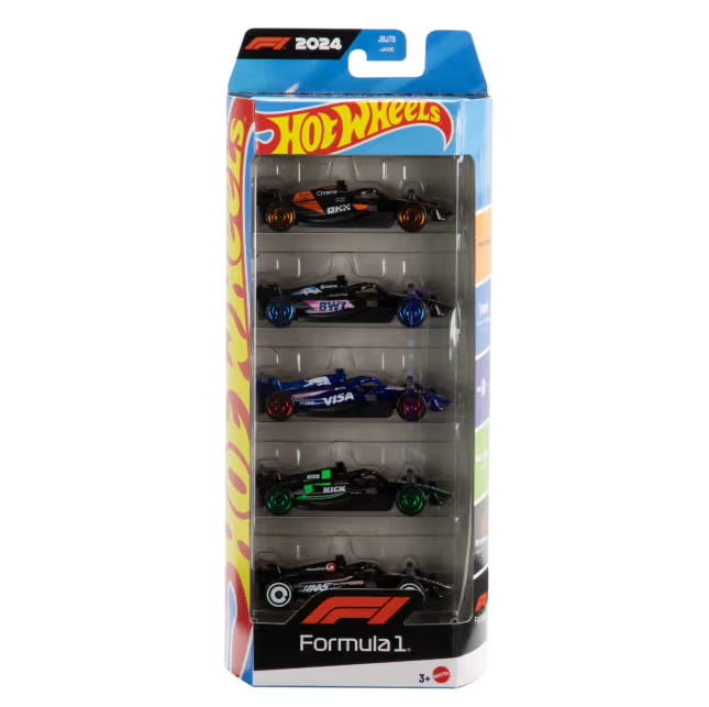 Hot Wheels 2024 Formula 1 - 5 Pack
