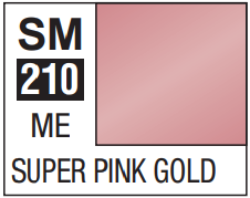 Mr. Hobby Mr. Color - SM210 Super Metallic 2 Super Pink Gold (10ml)