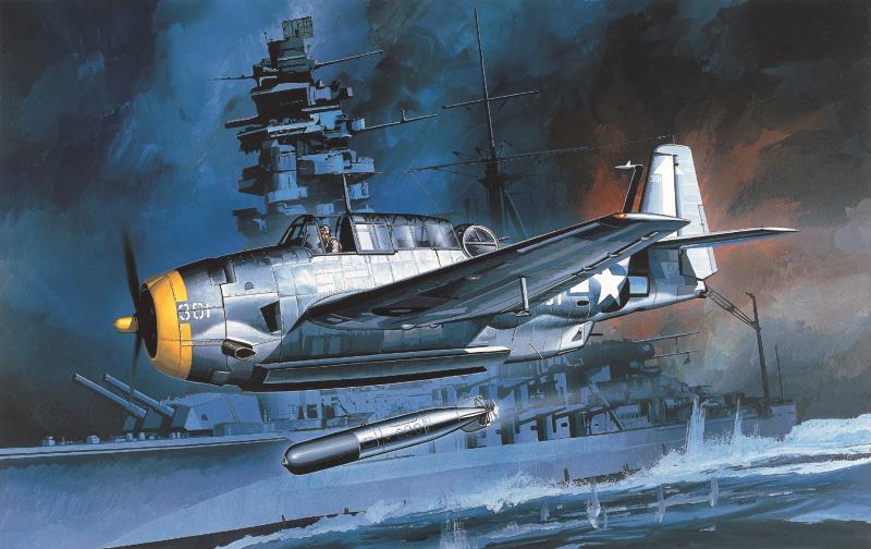 Academy USN Torpedo Bomber TBF-1 (1:72)