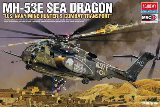 Academy MH-53E Sea Dragon "U.S. Navy Mine Hunter & Combat Transport" (1:48)