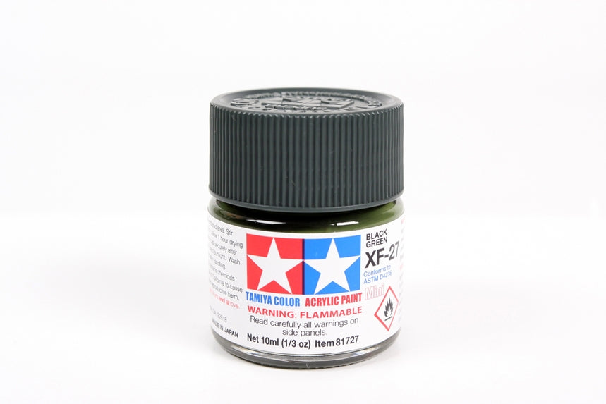 Tamiya Acrylic Mini XF-27 Black Green (10ml)