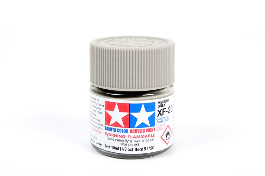 Tamiya Acrylic Mini XF-20 Medium Grey (10ml)