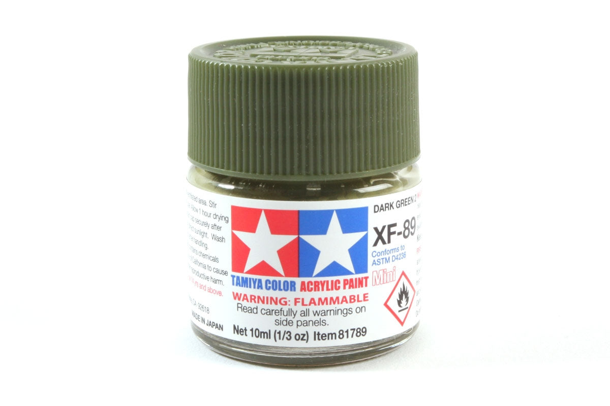 Tamiya Acrylic Mini XF-89 Dark Green 2 (10ml)