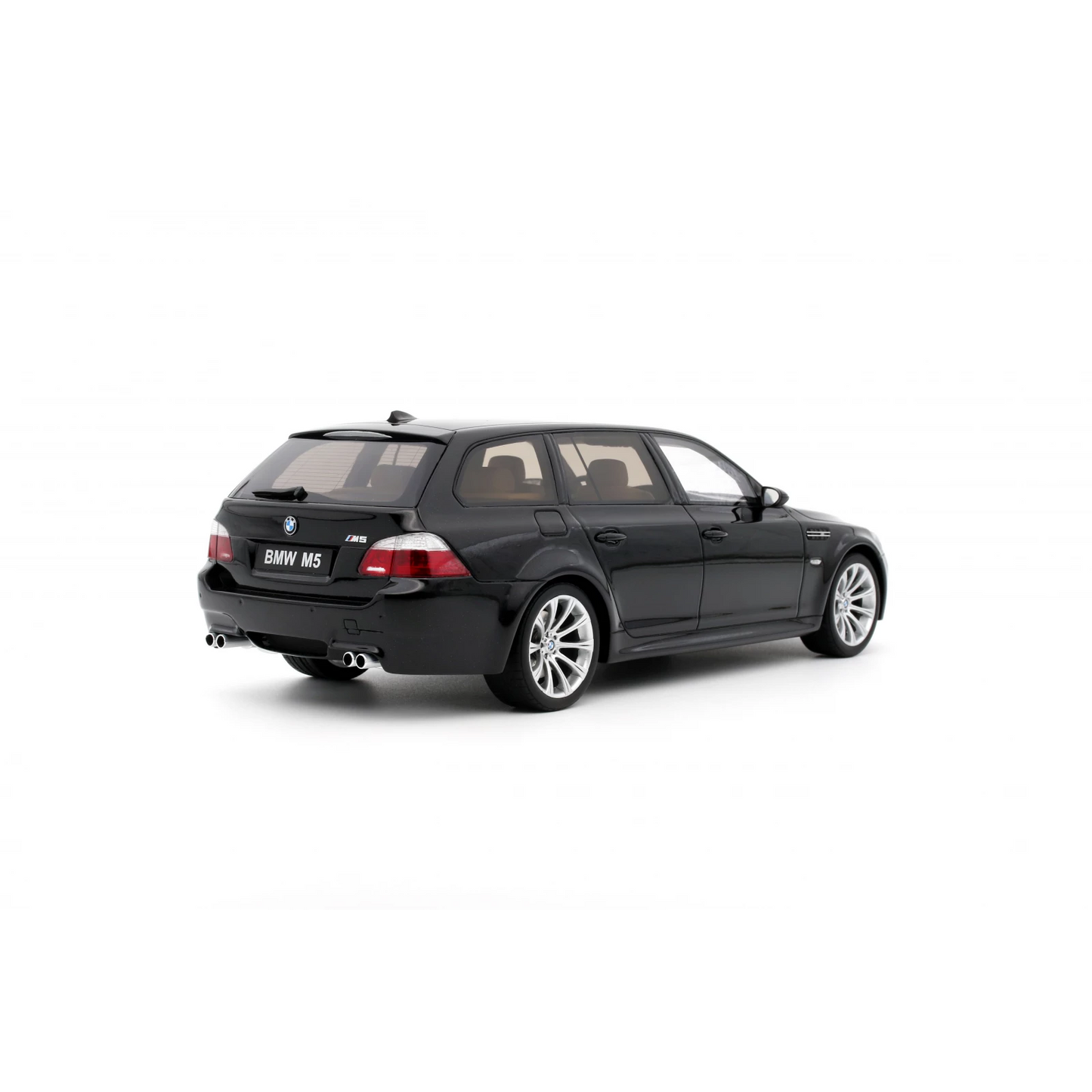 OttOmobile 2004 BMW E61 M5 Station Wagon - Black Sapphire Metallic (1:18)