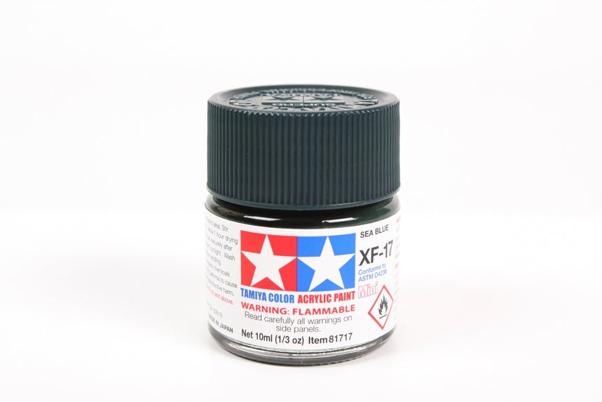 Tamiya Acrylic Mini XF-17 Sea Blue (10ml)
