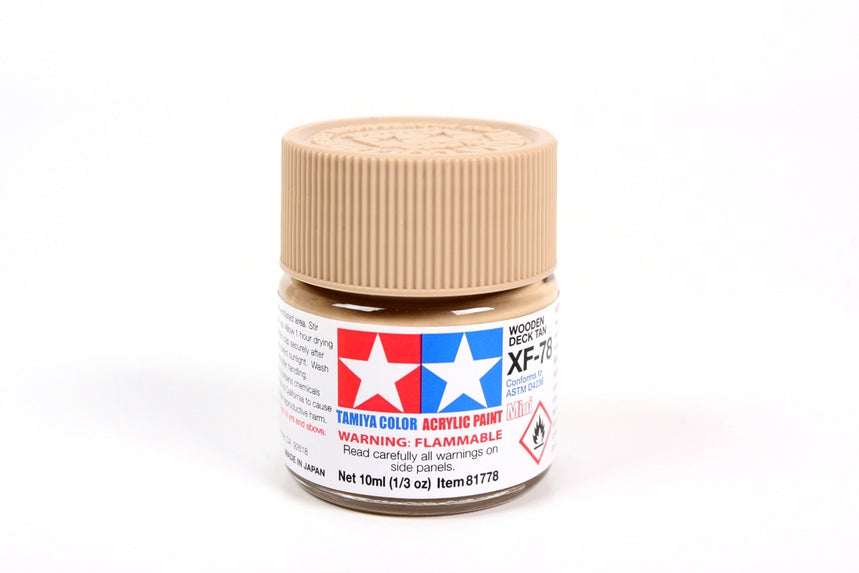 Tamiya Acrylic Mini XF-78 Wooden Deck Tan (10ml)