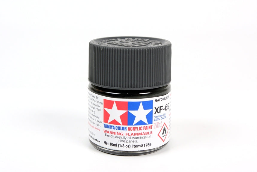 Tamiya Acrylic Mini XF-69 NATO Black (10ml)