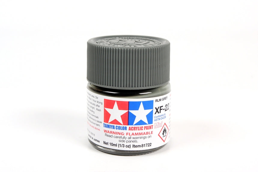 Tamiya Acrylic Mini XF-22 RLM Grey (10ml)