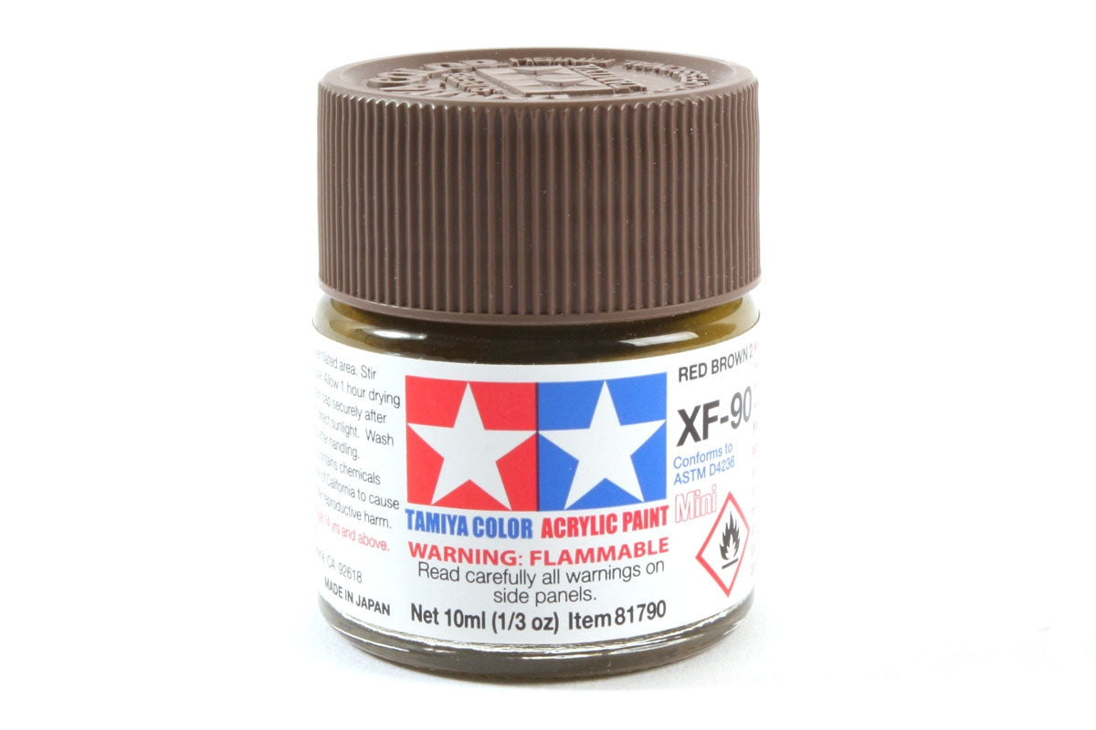 Tamiya Acrylic Mini XF-90 Red Brown 2 (10ml)