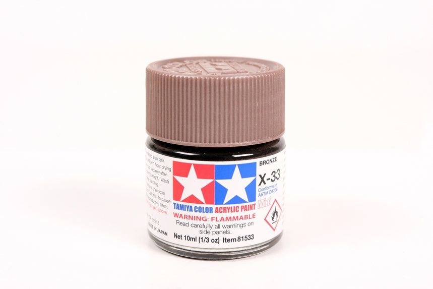 Tamiya Acrylic Mini X-33 Bronze (10ml)