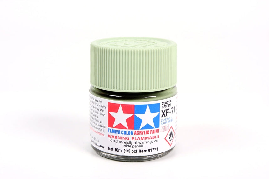 Tamiya Acrylic Mini XF-71 Cockpit Green (IJN) (10ml)