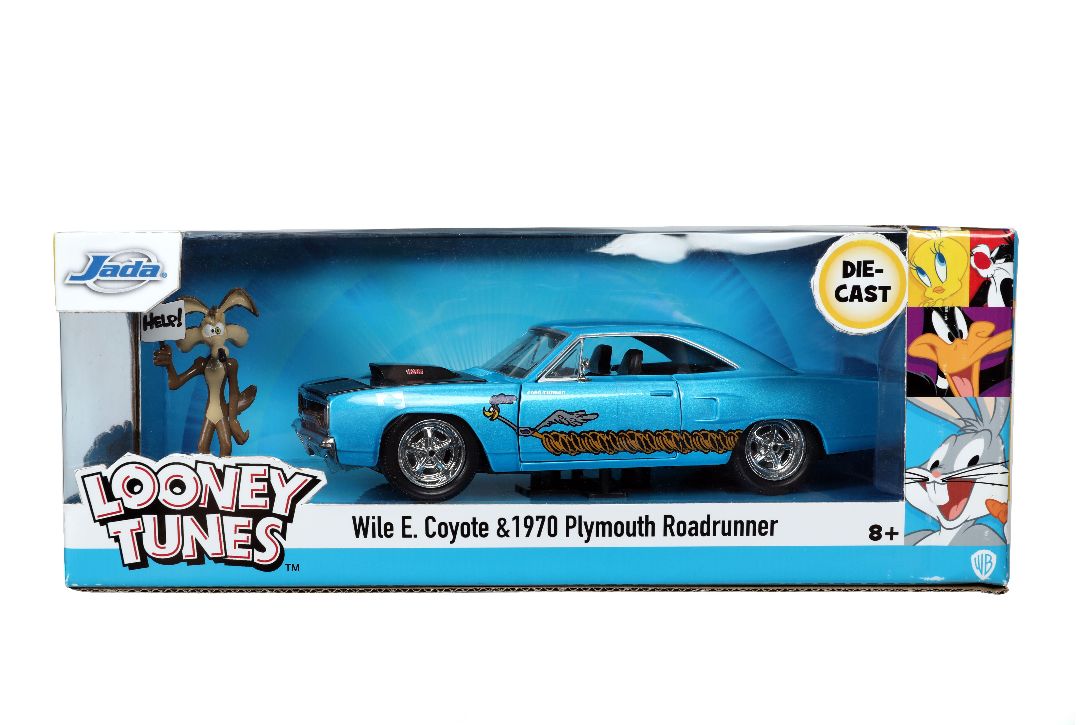 Jada Hollywood Rides Looney Tunes Wile E. Coyote & 1970 Plymouth Road Runner (1:24)