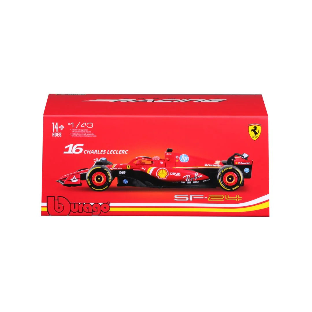 Bburago Formula Racing - Ferrari SF-24 - #16 Charles Leclerc (1:43)