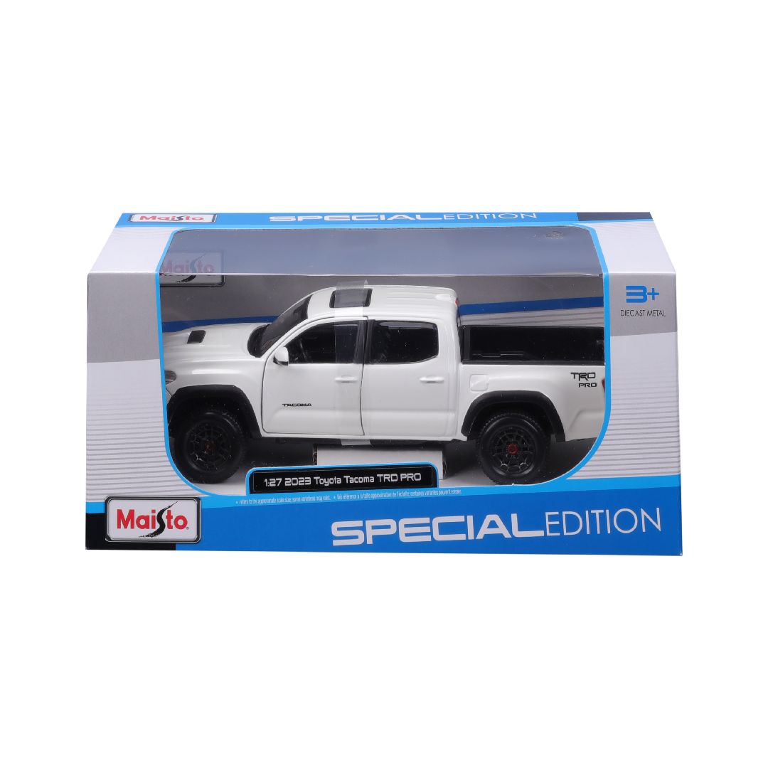 Maisto Special Edition 2023 Toyota Tacoma TRD PRO - White (1:27)