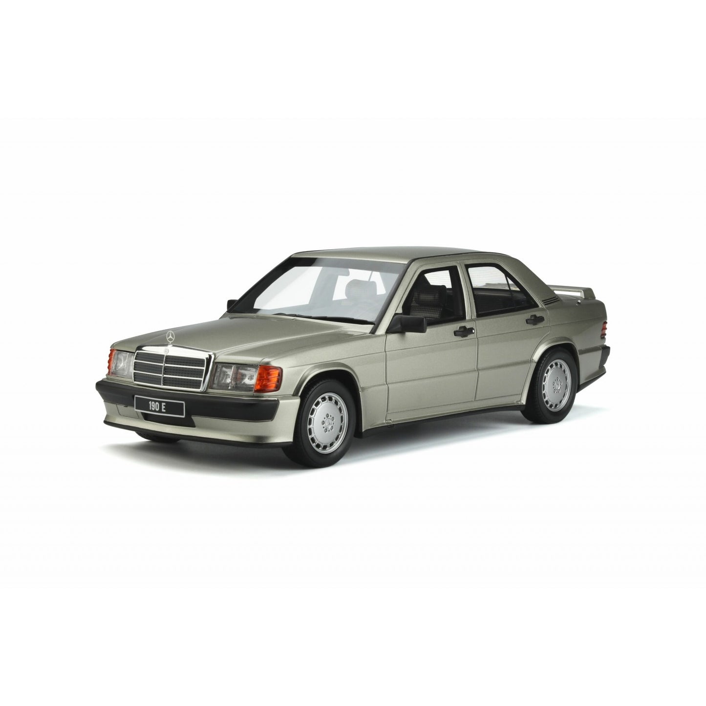 OttOmobile 1988 Mercedes-Benz W201 190E 2.5 16S - Smoke Silver Metallic (1:18)
