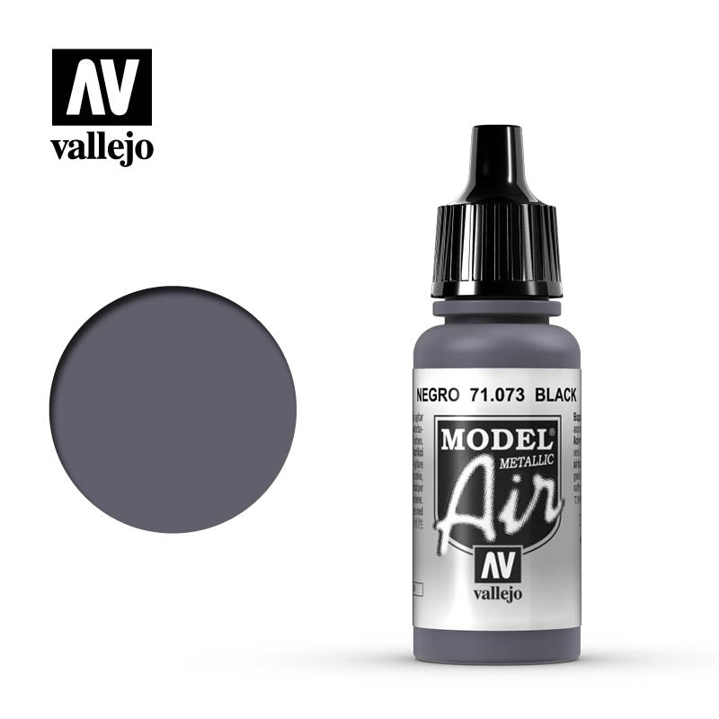 Vallejo Model Air Metallic Colors Set - 8 Colors (18ml Each)
