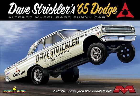 Moebius Models Dave Strickler's '65 Dodge Altered Wheel Base Funny Car (1:25)
