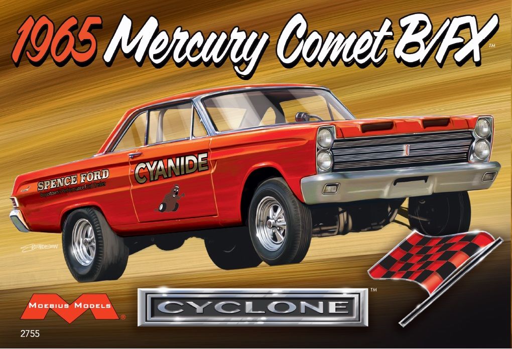 Moebius Models 1965 Mercury Comet B/FX Cyclone (1:25)
