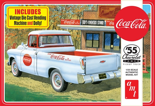 AMT Coca Cola 1955 Chevrolet Cameo Pickup Truck (1:25)