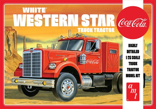 AMT Coca Cola White Western Star Truck Tractor (1:25)