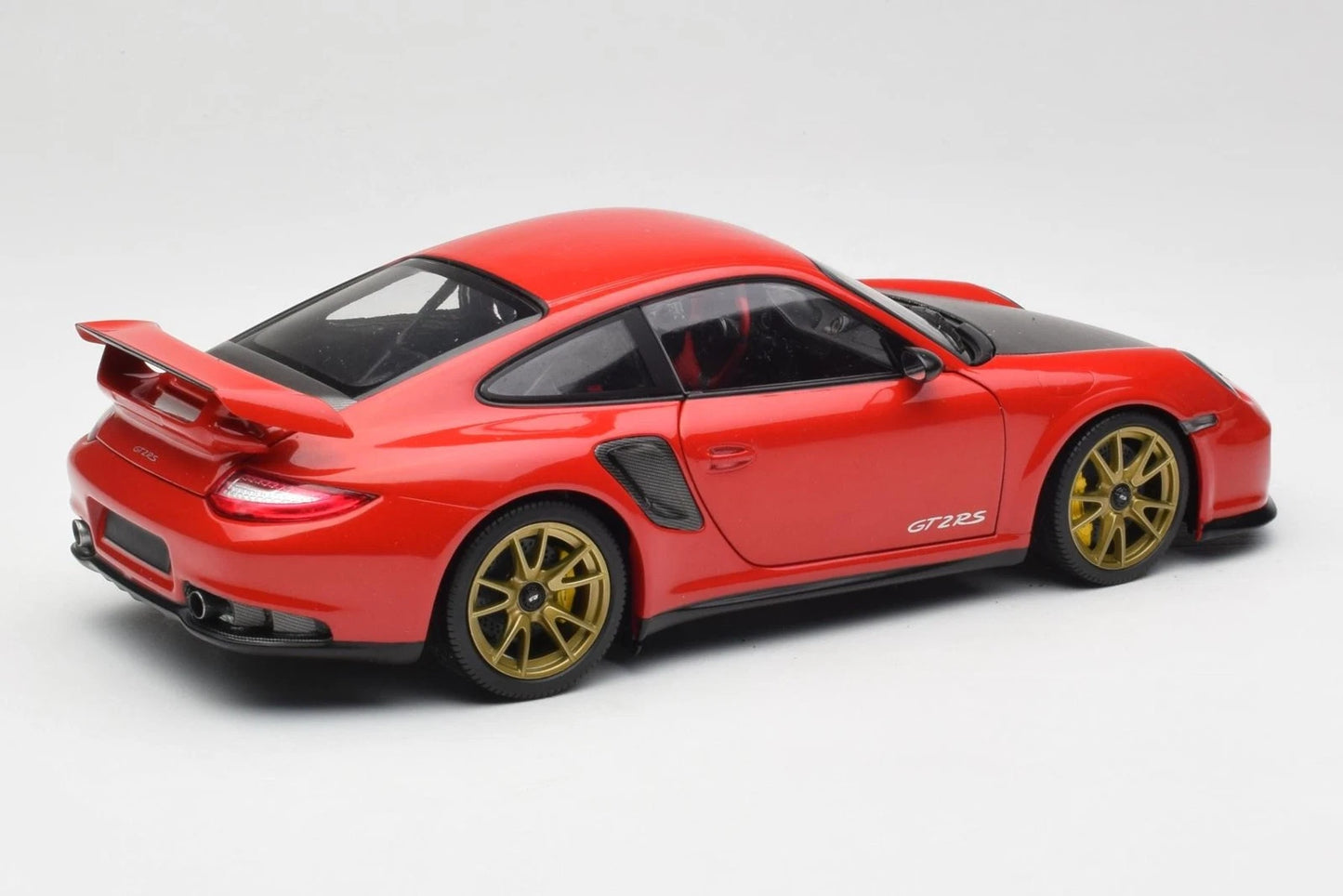Minichamps 2011 Porsche GT2 RS - Red with Gold Wheels (1:18)