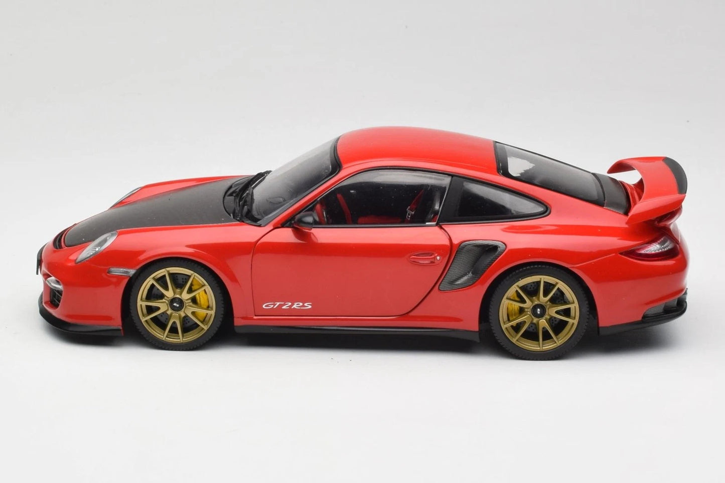 Minichamps 2011 Porsche GT2 RS - Red with Gold Wheels (1:18)