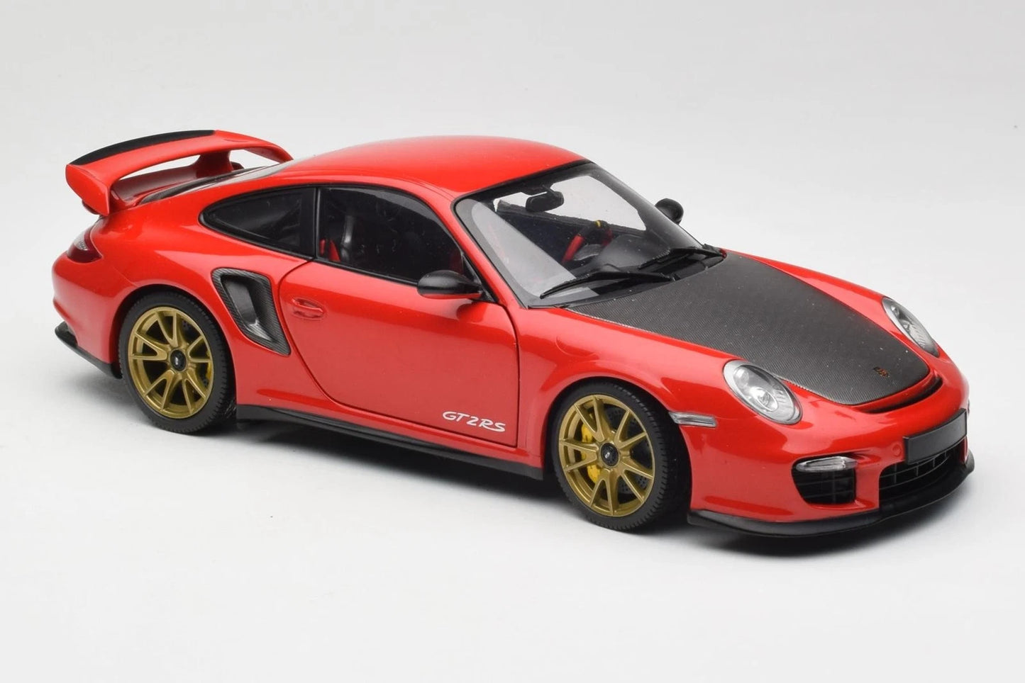 Minichamps 2011 Porsche GT2 RS - Red with Gold Wheels (1:18)