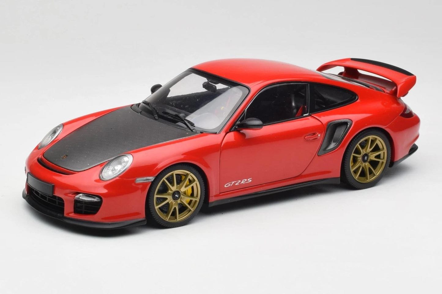 Minichamps 2011 Porsche GT2 RS - Red with Gold Wheels (1:18)