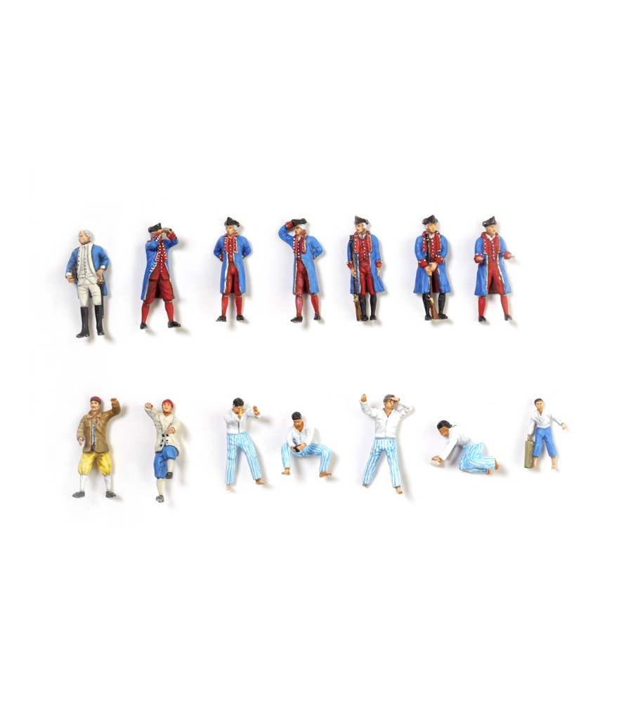 Artesanía Latina 14 Metal Figurines for Hermione La Fayette (1:89)