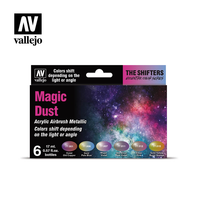Vallejo The Shifters Colors Set - Magic Dust - 6 Colors (17ml Each)