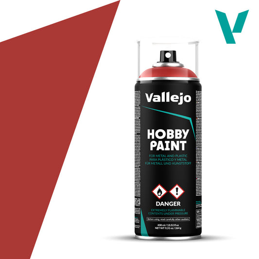 Vallejo Hobby Paint Scarlet Red Spray (400ml)