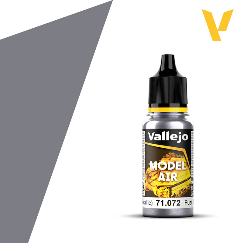 Vallejo Model Air - Gunmetal (Metallic) (18ml)