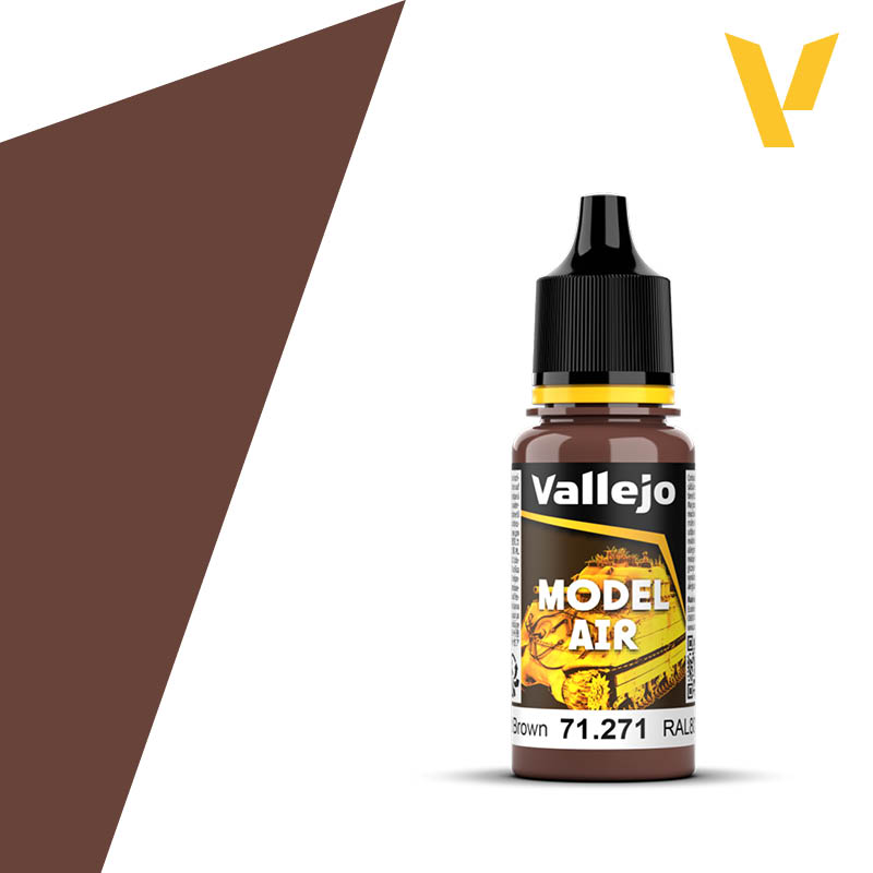 Vallejo Model Air - German Red Brown (18ml)