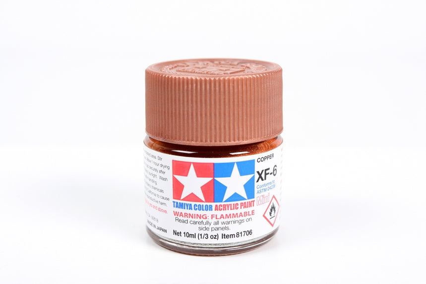 Tamiya Acrylic Mini XF-6 Copper (10ml)