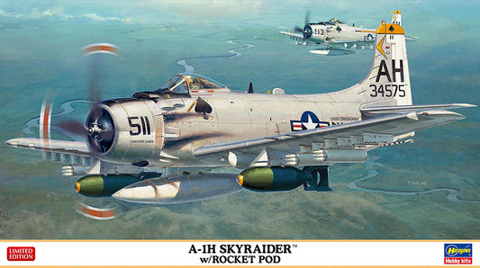 Hasegawa A-1H Skyraider with Rocket Pod (1:72)